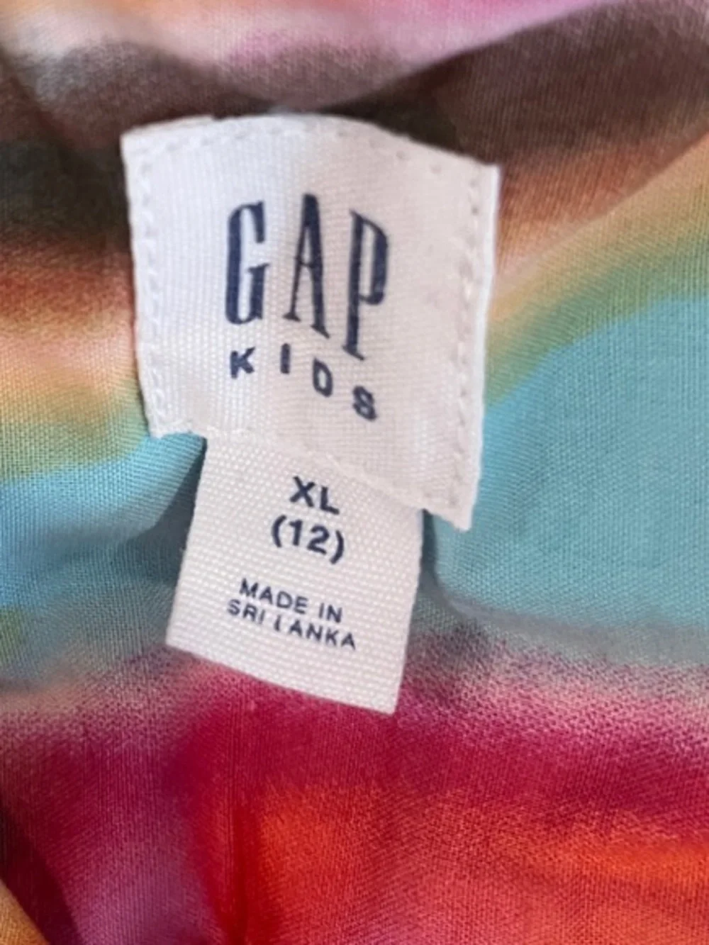 Boys GAP Multicolor Abstract Print Short-Sleeve Button Down Shirt